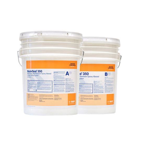 BASF MasterSeal 350 Rapid Setting Epoxy Based Concrete Overlay System - 10 Gallon Kit