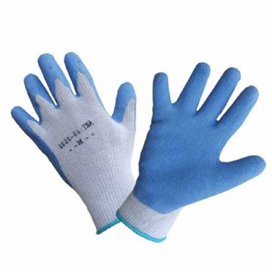 C&R Manufacturing Large Atlas Style Dipped Gloves Grey/Blue