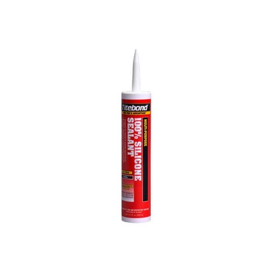 Titebond 100% Silicone Sealant - 10.1 Oz. Cartridge Clear