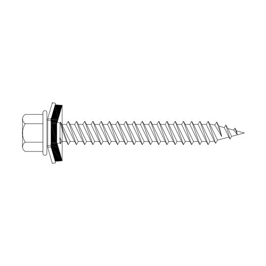 Metal Sales #10 x 2" Wood Screws - Bag of 250 Light Stone