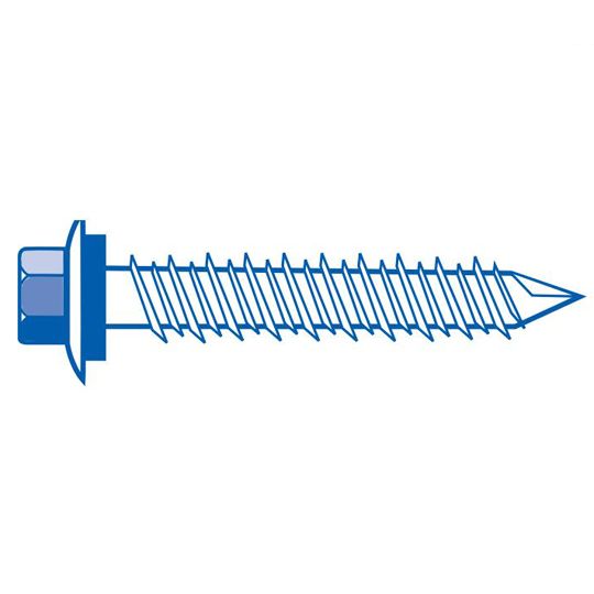 Weathertite Industries Metal 1-1/2" Wood Screw White