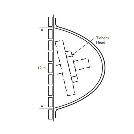 GCP Applied Technologies 6" Preprufe&reg; Tieback Cover Set