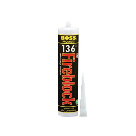 ADO Products Boss 136 Fireblock Draftstop Sealant - 10.1 Oz. Tube