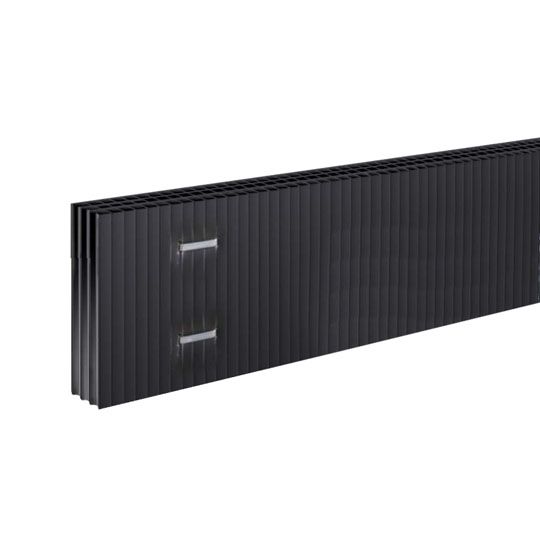 Cor-A-Vent 4' SV-3 Siding Vent Black