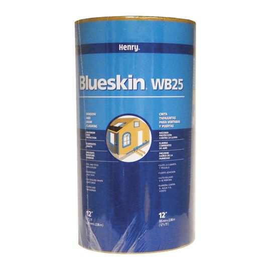 Henry Company 12" x 75' Blueskin&reg; WB25 Window and Door Flashing Blue