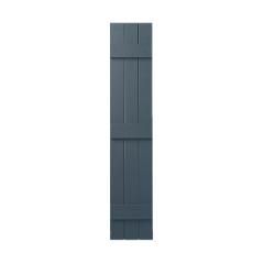 Mastic 11" x 67" Board & Batten Standard 3-Board Shutters - Closed Style