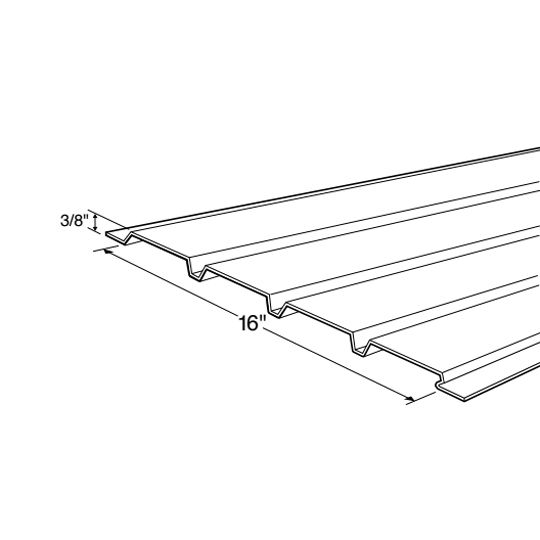 Alsco Metals Quad 4" Solid Aluminum Soffit Savannah Wicker