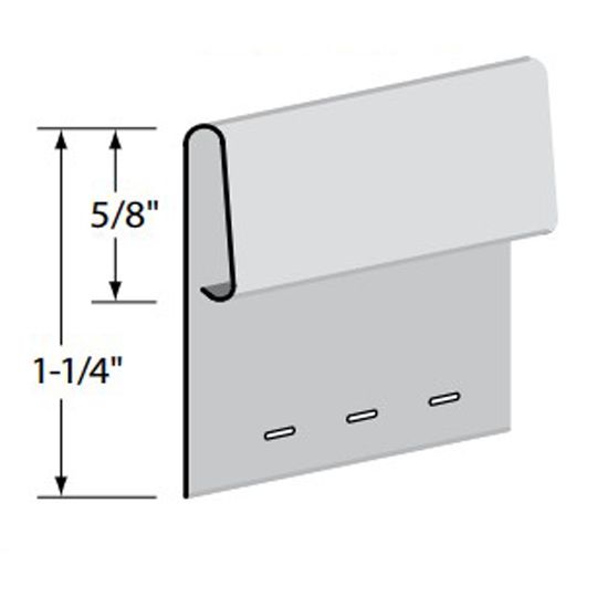 Edco Products Steel Undersill Trim - ENTEX Finish Cedarwood