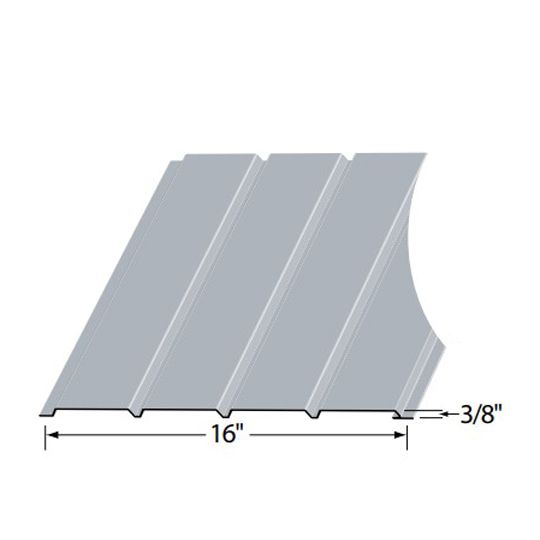 Edco Products Aluma-Kore Plain Quad Solid Soffit - ENTEX Finish Sandtone