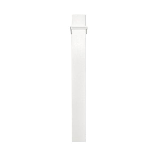 Fairway Building Products 8" x 8" x 9' Straight Vinyl Square Column White