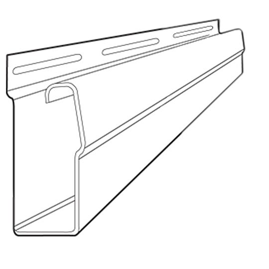 RMC/Homex Wide J-Casing with 2-1/2" Face & 3/4" Receiver White Birch