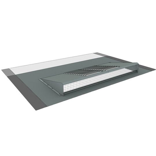 Able Sheet Metal Glider Vent Charcoal