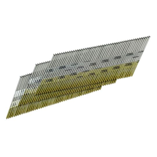 Senco 15 Gauge 1-1/2" 34&deg; Galvanized Angled Strip Electrogalvanized Finish Nails - Box of 4,000