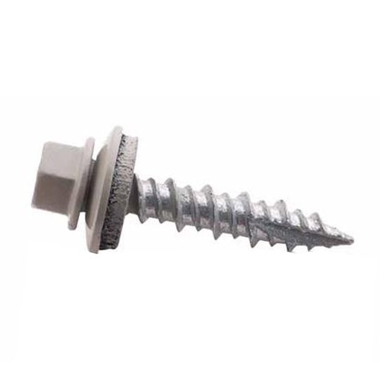 Everlast Roofing #12 x 1" x 1/4" Hex Head Wood Screws Mill