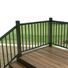 Color Guard Railing Systems 36" x 8' Lincoln Aluminum Straight Rail