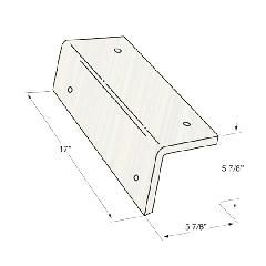 Eagle Roofing Products 5-7/8" x 17" Eaglelite Bel Air Rake Tile