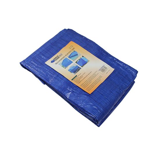 The Brush Man 20' x 30' Super Blue Poly Tarp Blue