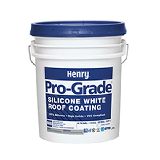 Henry Company 988 Pro-Grade Silicone Roof Coating Elite - 5 Gallon Pail Grey