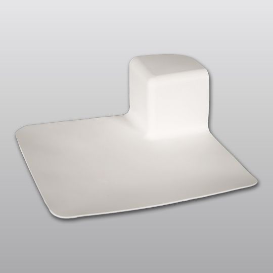 Carlisle SynTec .06" Sure-Flex&trade; PVC Universal Corners White