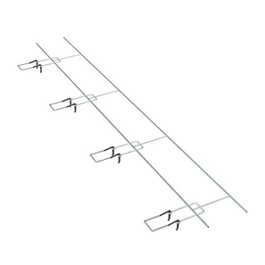 Hohmann & Barnard 8.2.4 Hot-Dipped Galvanized Standard Ladder-Eye Wire - 500 Lin. Ft.