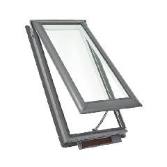 Velux Solar Powered "Fresh Air" Deck-Mounted Skylight with Aluminum...