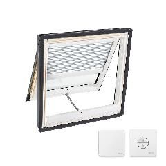 Velux Manual "Fresh Air" Deck-Mounted Skylight with Aluminum Cladding,...