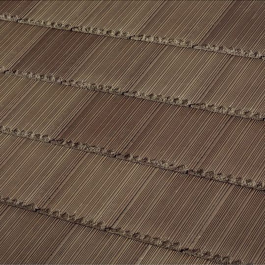 Newpoint Duralite Saxony 700 Shake Field Tile Walnut