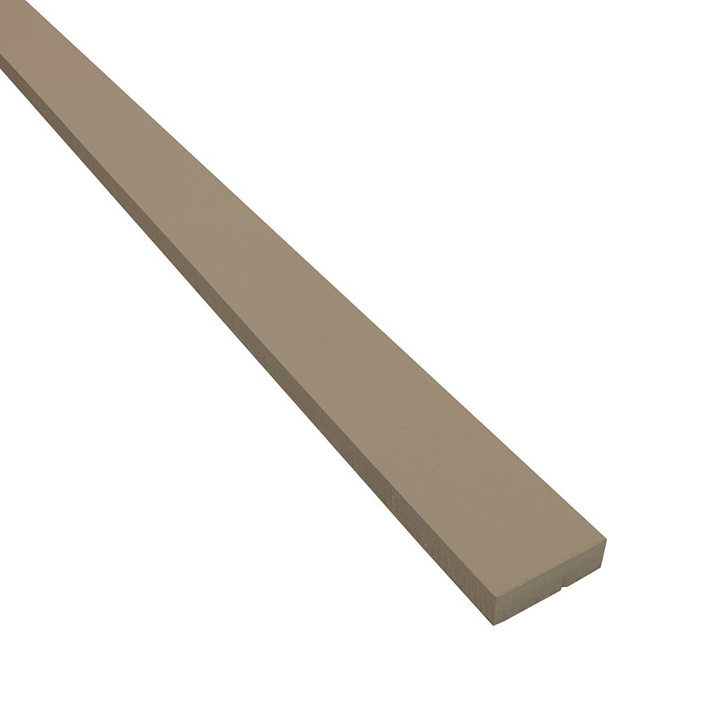 James Hardie 3/4" 2-1/2" x 12' Hardie Trim Smooth Batten Board for HardieZone 10 Paper White