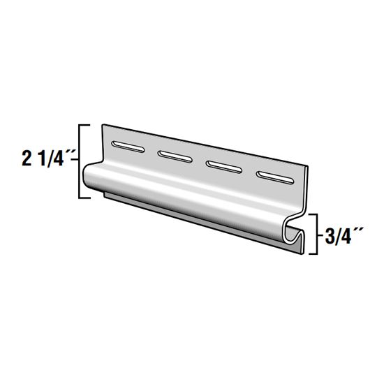 Variform By PlyGem New Construction Lineal Starter Mill Finish
