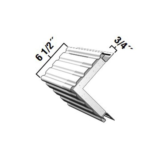 Variform By PlyGem Fluted Outside Corner Dover White