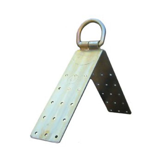 Guardian Fall Protection Reusable Zinc-Plated Roof Peak Anchor