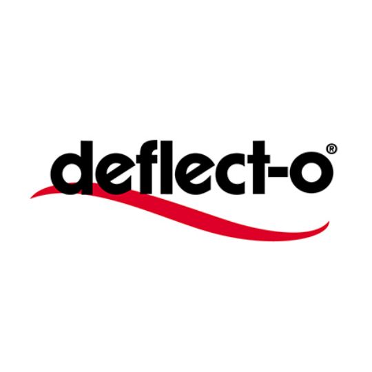 Deflecto (CPH48W) 4" x 8' Vinyl Flexible Duct Hose with 2 Plastic Clamps White