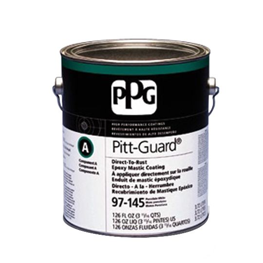 PPG Industries (97-149) Pitt-Guard&reg; Direct-to-Rust Epoxy Mastic Coating with Ready Mix Component B - 1 Gallon Can