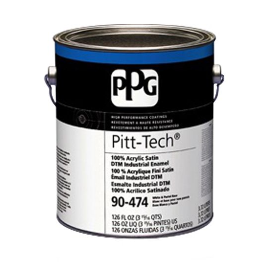 PPG Industries (90-708) Pitt-Tech&reg; Interior/Exterior Primer/Finish DTM Industrial Enamel with Red Inhibitive Base - 1 Gallon Can