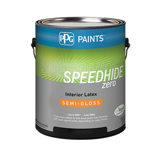 PPG Industries (6-4510XI) Speedhide&reg; Zero Interior Zero-VOC Latex Semi-Gloss - 1 Gallon Can