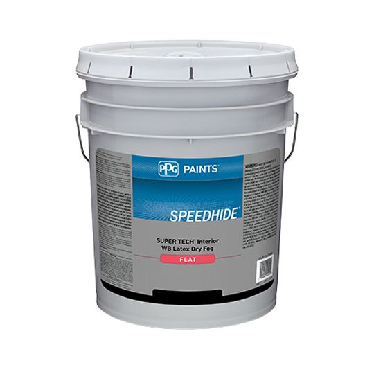 PPG Industries Speedhide&Reg; Super Tech&Reg; Water-Based Interior/F Deep Fog Neutral - 5 Gallon Pail