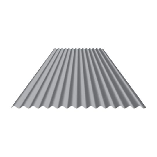 Metal Sales 26 Gauge x 2-1/2" x 36" G-90 Corrugated Steel Panel