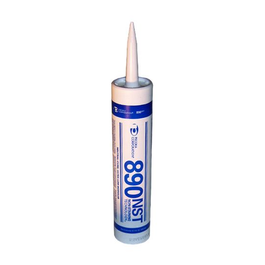 Pecora 890NST Non-Staining, Ultra-Low Modulus Silicone Sealant - 10.1 Oz. Tube Hartford Green