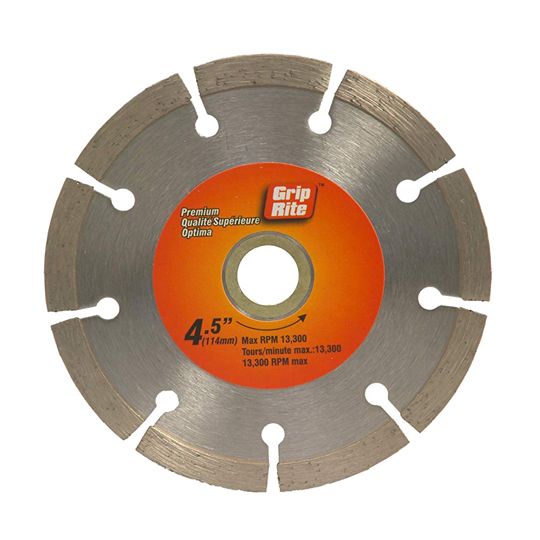 Grip-Rite 4-1/2" Premium Segmented Diamond Blade