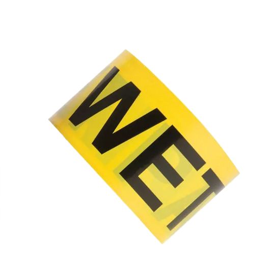 Shurtape Technologies 3" BT 100 Non-Adhesive "WET PAINT" Barricade Tape Yellow