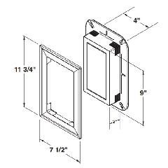 Variform By PlyGem Large J-Block Mounting Block