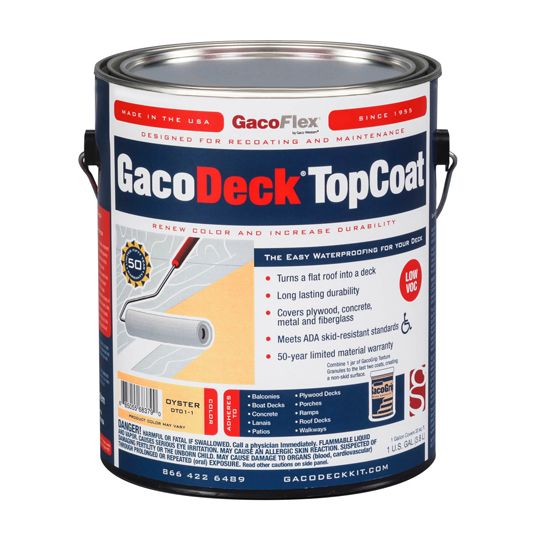 Gaco Western GacoDeck TopCoat - 1 Gallon Pail Desert