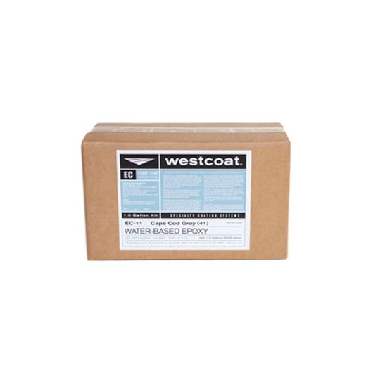 Westcoat Specialty Coating Systems EC-11 Water-Based Epoxy - 1.5 Gallon Kit Concrete Grey