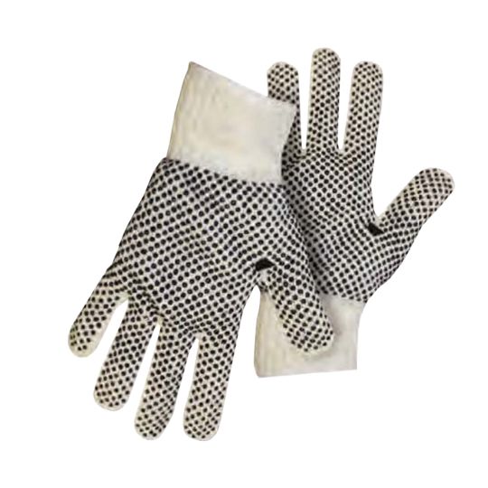 Boss Manufacturing Reversible String Knit Gloves with PVC Dots on Both Sides - Size Large