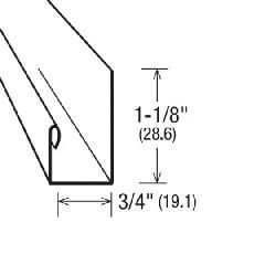 Gentek 3/4" SteelTek&trade; Supreme PermaFinish Steel J-Channel