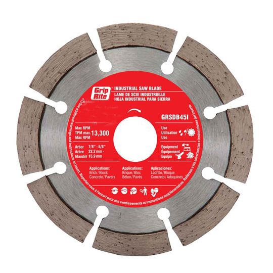 Generic 4" Industrial Segmented Diamond Blade