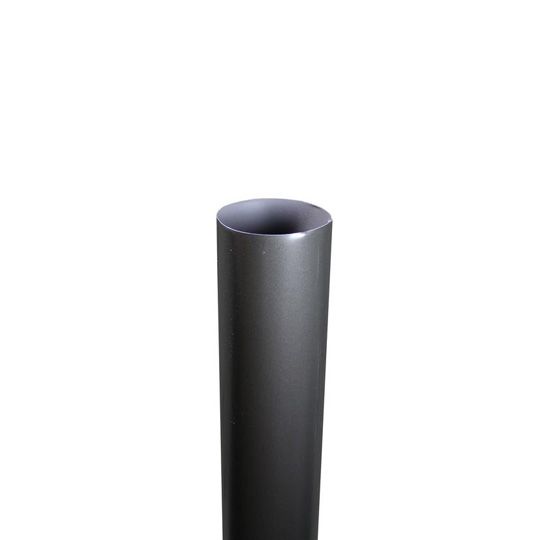 Spectra Metal Sales 4" Aluminum Round Downspout Black