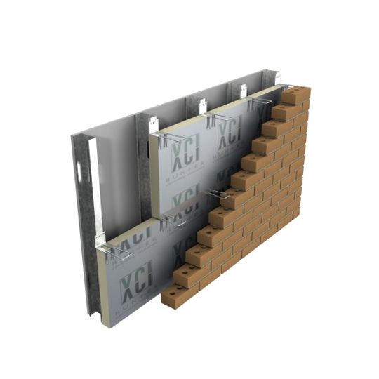 Hunter Panels 1.5" x 4' x 8' Xci Class A Grade-III (25 psi) Reinforced Foil Facer Polyiso Insulation