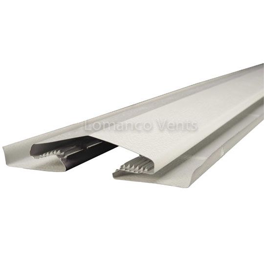 Lomanco Val-U-Ridge Aluminum Ridge Vent White