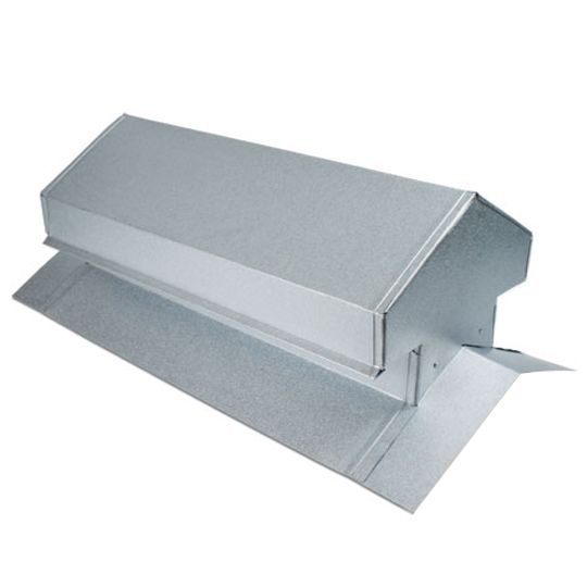 Thompson Architectural Metals 10' On Ridge Vent Tile Galvalume